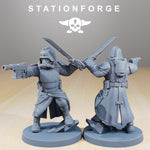 GrimGuard Command Force / Guard / Imperial / Infantry / Sci Fi / Space / Table Top / Station Forge / 3D Print / 4K Mini / Wargaming / RPG
