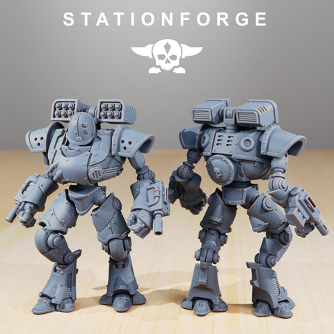 Scavenger Exutars / Guard / Mech / Imperial / Robot / Infantry / Sci Fi / Space / Table Top / Station Forge / 3D Print / 4K Mini / Wargaming