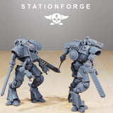 Scavenger Exutars / Guard / Mech / Imperial / Robot / Infantry / Sci Fi / Space / Table Top / Station Forge / 3D Print / 4K Mini / Wargaming