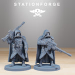 GrimGuard Marksmen / Soldier / Snipers / Imperial / Infantry / Sci Fi / Space / Table Top / Station Forge / 3D Print / 4K Mini / Wargaming