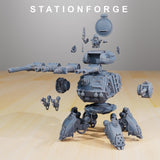 Scavenger Tank / Tank / Walker / Mech / Spider / / Sci Fi / Space / Table Top / Station Forge / 3D Print / 4K Mini / Wargaming / RPG
