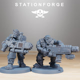 Orkaz Pirates /Pirates / Orkaz / Orc / Infantry / Sci Fi / Space / Table Top / Station Forge / 3D Print / 4K Mini / Wargaming