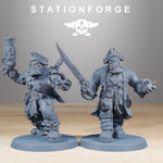 Orkaz Pirates /Pirates / Orkaz / Orc / Infantry / Sci Fi / Space / Table Top / Station Forge / 3D Print / 4K Mini / Wargaming