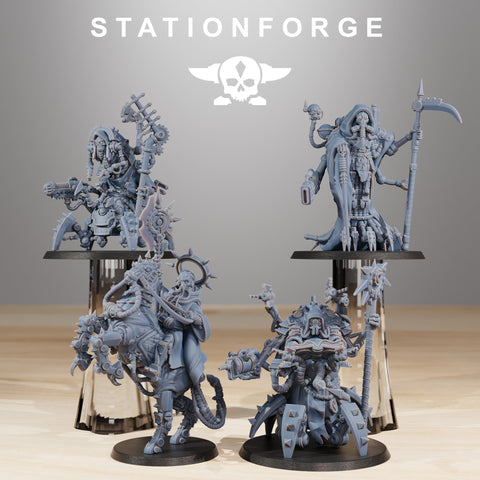 Scavenger Leaders / Scavs / Chaos / Scavenger / Robot / Sci Fi / Space / Table Top / Station Forge / 3D Print / 4K Mini / Wargaming