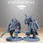 Orkaz Pirates /Pirates / Orkaz / Orc / Infantry / Sci Fi / Space / Table Top / Station Forge / 3D Print / 4K Mini / Wargaming