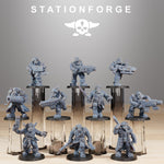 Orkaz Pirates /Pirates / Orkaz / Orc / Infantry / Sci Fi / Space / Table Top / Station Forge / 3D Print / 4K Mini / Wargaming