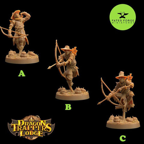 Scarecrows / Horror / Monster / Animated / Halloween / Archers / Pathfinder / DnD / The Dragon Trappers / 3D Print /TableTop