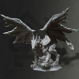 Ancient Lunar Dragon - Glanbeli / Dragon / Monster / Magic / Pathfinder / DnD / DM Stash / 3D Print / 4K Mini / TableTop Mini / 32mm / 75mm