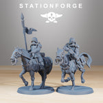 GrimGuard Cavalry / Cavalry / Commando / Imperial / Mounted / Sci Fi / Space / Table Top / Station Forge / 3D Print / 4K Mini / Wargaming