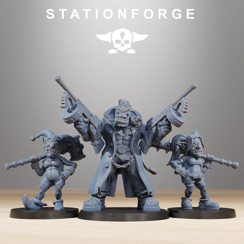 Orkaz Mobsta / Pirate / Orkaz / Orc / Goblin / Machine / Mob / Sci Fi / Space / Table Top / Station Forge / 3D Print / Wargaming