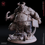 The Butcher / Warrior / Creature / Fantasy / Monster / Pathfinder / DnD / Flesh of God / 3D Print / 4K Mini / TableTop Miniature / 50mm