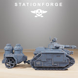 GrimGuard - Flame Tank / Tank / Mech / Vehicle / Sci Fi / Space / Table Top / Station Forge / 3D Print / 4K Mini / Wargaming / RPG