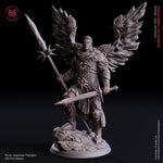 Tural Aasimar  / Aesir / Warrior / Fighter / Angel / Pathfinder / DnD / Flesh of God / 3D Print / 4K Mini / TableTop Miniature/25mm