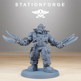 Orkaz Skillers / Orkaz / Orc / Infantry / Sci Fi / Space / Table Top / Station Forge / 3D Print / 4K Mini / Wargaming
