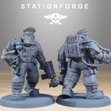 Orkaz Skillers / Orkaz / Orc / Infantry / Sci Fi / Space / Table Top / Station Forge / 3D Print / 4K Mini / Wargaming