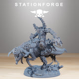 Orkaz Beast Riders / Cavalry / Orcs / Orks / Goblins / Mounted / Sci Fi / Space / Table Top / Station Forge / 3D Print / 4K Mini / Wargaming
