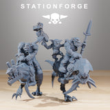 Orkaz Beast Riders / Cavalry / Orcs / Orks / Goblins / Mounted / Sci Fi / Space / Table Top / Station Forge / 3D Print / 4K Mini / Wargaming