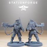 GrimGuard Jungle Fighters / Imperial / Infantry / Sci Fi / Space / Jungle / Table Top / Station Forge / 3D Print / 4K Mini / Wargaming
