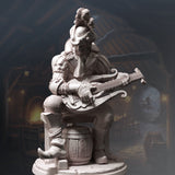 Brekken / Bard / Elf / Musician / Pathfinder / DnD / DM Stash / 3D Print / 4K Mini / TableTop Miniature / 32mm / 75mm