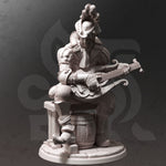 Brekken / Bard / Elf / Musician / Pathfinder / DnD / DM Stash / 3D Print / 4K Mini / TableTop Miniature / 32mm / 75mm