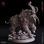 Nevostodon / Mammoth / Elephant / Loxodon / Monster / Pathfinder / DnD / Flesh of God / 3D Print / 4K Mini / TableTop Miniature / 75mm