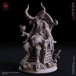 Mammon / Avarice / Fiend / Imp / Demon / Devil / Throne / Pathfinder / DnD / Flesh of God / 3D Print / 4K Mini / TableTop Miniature/ 25mm