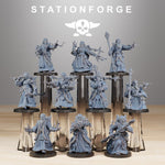 Forager Preachers / Priest / Scavenger / Necromancer / Infantry / Sci Fi / Space / Table Top / Station Forge / 3D Print / 4K Mini/ Wargaming