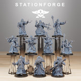 Forager Preachers / Priest / Scavenger / Necromancer / Infantry / Sci Fi / Space / Table Top / Station Forge / 3D Print / 4K Mini/ Wargaming