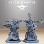 Forager Preachers / Priest / Scavenger / Necromancer / Infantry / Sci Fi / Space / Table Top / Station Forge / 3D Print / 4K Mini/ Wargaming