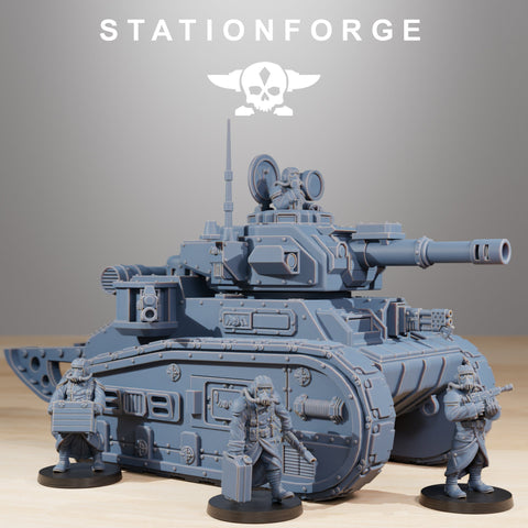 GrimGuard Light Tank / Tank / Walker / Mech / Imperial / Sci Fi / Space / Table Top / Station Forge / 3D Print / 4K Mini / Wargaming / RPG