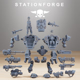 National Guard War Mech / Guard / Mech / Imperial / Robot / Sci Fi / Space / Table Top / Station Forge / 3D Print / 4K Mini / Wargaming