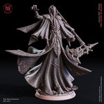 Necromancer / Undead / Witch / Sorcerer / Warlock / Shadow / Pathfinder / DnD / Flesh of God / 3D Print / 4K Mini / TableTop Miniature