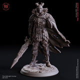 Midnight / Human / Hunter / Huntress / Male / Female / Helsing / Hero / Pathfinder / DnD / Flesh of God / 3D Print / 4K Mini /TableTop /25mm