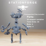 Gob Pirate Bots / Goblin / Mech / Pirate / Robot / Infantry / Sci Fi / Space / Table Top / Station Forge / 3D Print / 4K Mini / Wargaming