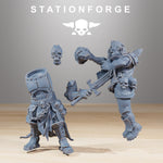 Pythonicus Exterminator / Scavenger leader /  Leader / Boss / Steampunk / Scavs / Sci Fi / Table Top / Station Forge / 3D Print / Wargaming