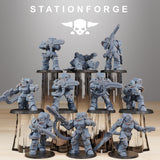 Socratis Exterminator / Commando / Marine / Knight / Infantry / Sci Fi / Space / Table Top / Station Forge / 3D Print /4K Mini/Wargaming