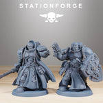 Socratis Knight / Commando / Marine / Knight / Infantry / Sci Fi / Space / Table Top / Station Forge / 3D Print /4K Mini/Wargaming