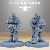 Scavenger Cyborg / Mech / Cyborg / Infantry / Sci Fi / Space / Scavenger / Steampunk Table Top / Station Forge / 3D Print /4K Mini/Wargaming