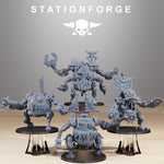 Gob Pirate Bots / Goblin / Mech / Pirate / Robot / Infantry / Sci Fi / Space / Table Top / Station Forge / 3D Print / 4K Mini / Wargaming