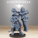 Pythonicus Exterminator / Scavenger leader /  Leader / Boss / Steampunk / Scavs / Sci Fi / Table Top / Station Forge / 3D Print / Wargaming