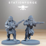 Royal Guard Infantry / Soldier / Infantry / Imperial / Royal / Sci Fi / Space / Table Top / Station Forge / 3D Print / 4K Mini / Wargaming