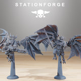 Pythonicus Flyers / Pythonicus / Scavenger / Flying / Infantry / Sci Fi / Space / Table Top / Station Forge / 3D Print / 4K Mini / Wargaming