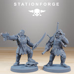 Royal Guard Infantry / Soldier / Infantry / Imperial / Royal / Sci Fi / Space / Table Top / Station Forge / 3D Print / 4K Mini / Wargaming