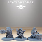 Bobby Gang / Scavenger / Mech / Marine / Robot / Infantry / Sci Fi / Space / Table Top / Station Forge / 3D Print / 4K Mini / Wargaming