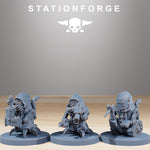 Bobby Gang / Scavenger / Mech / Marine / Robot / Infantry / Sci Fi / Space / Table Top / Station Forge / 3D Print / 4K Mini / Wargaming