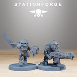 Goblin Infantry / Orkaz / Goblins / Orc / Infantry / Sci Fi / Space / Table Top / Station Forge / 3D Print / 4K Mini / Wargaming