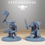 Goblin Infantry / Orkaz / Goblins / Orc / Infantry / Sci Fi / Space / Table Top / Station Forge / 3D Print / 4K Mini / Wargaming