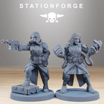 GrimGuard Sisters of War / Sisterhood / Imperial / Infantry / Sci Fi / Space / Table Top / Station Forge / 3D Print / 4K Mini / Wargaming
