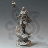 Barandir the Lucid / Wizard / Human / Old / Sorcerer / Pathfinder / DnD / DM Stash / 3D Print / 4K Mini / TableTop Miniature / 32mm / 75mm