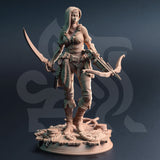 Filandira / Fighter / Sea / Pirate / Rogue / Human / Pathfinder / DnD / DM Stash / 3D Print / 4K Mini / TableTop Miniature / 32mm / 75mm